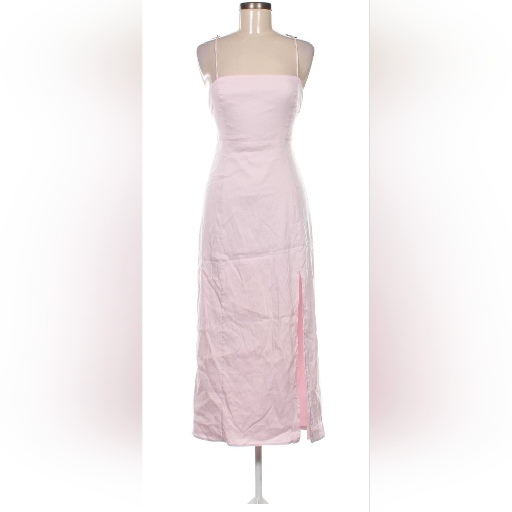 Zara Light Pink Midi Dress
